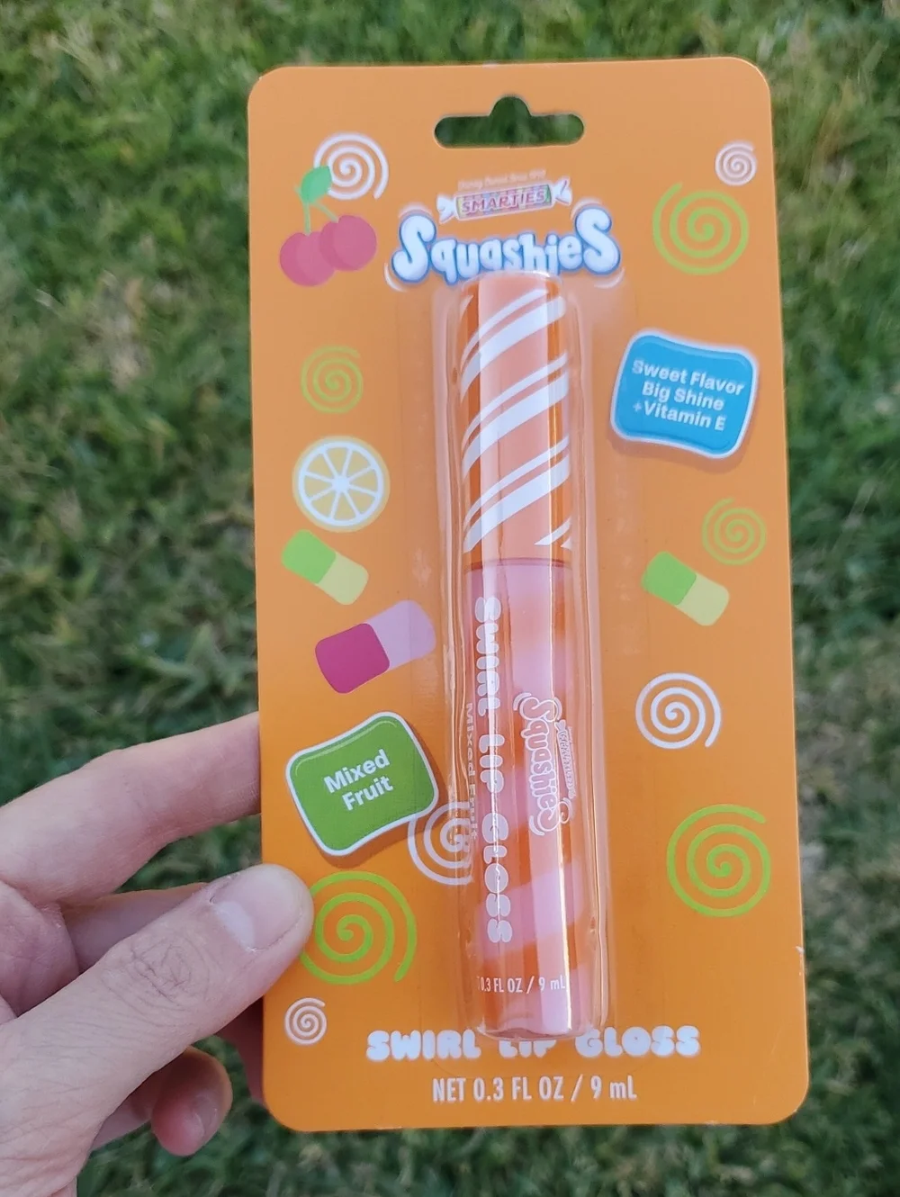 Smarties Squashies Swirl Lip Gloss Mixed Fruit